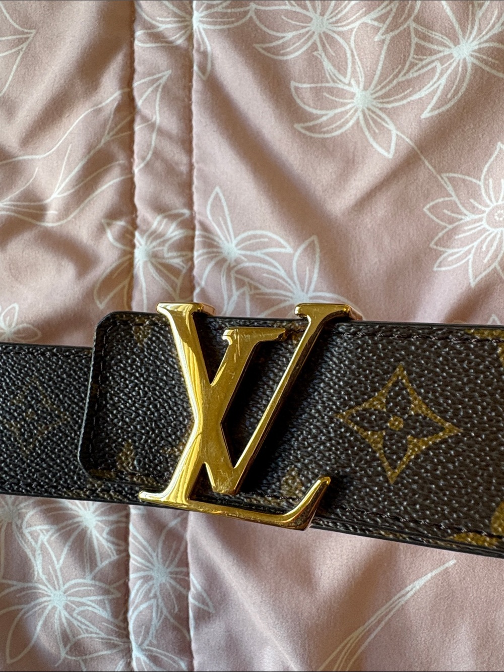 Louis Vuitton M9608 Logo Canvas Belt Size 90/36 - Picture 5 of 13
